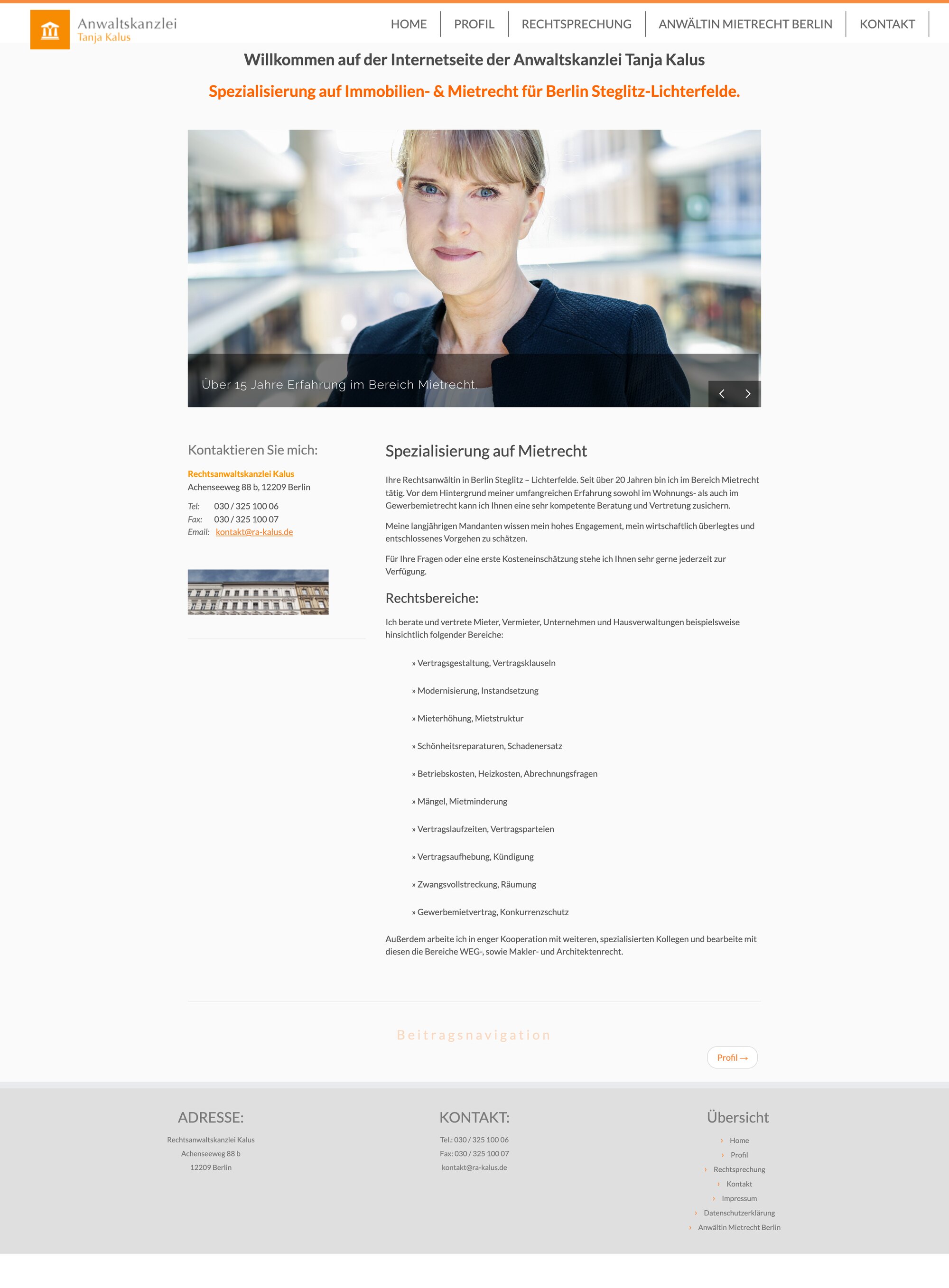 Komplette Website